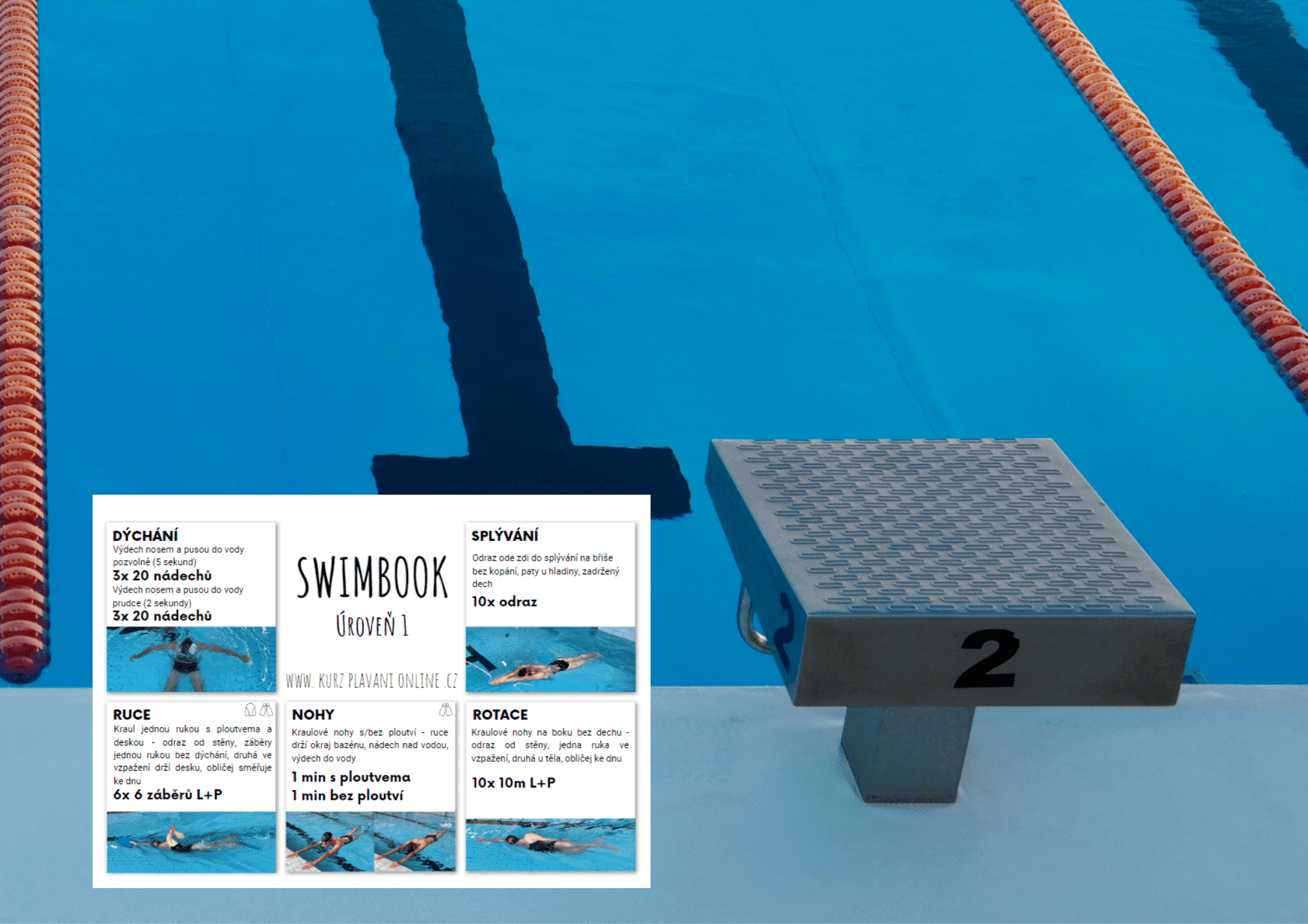 plavání online kurz swimbook